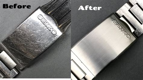 how to get rid of scratches on polished metal panerai|brushed watch scratch removal.